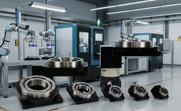 Plataforma giratoria hueca de alta precisi&oacute;n: precisi&oacute;n, fiabilidad y rendimiento industrial.